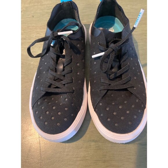 Native Kids Black Polka Dot Jefferson Shoes C13 Lightweight Casual Sneakers With - Picture 6 of 6